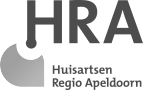 HRA logo zwart wit